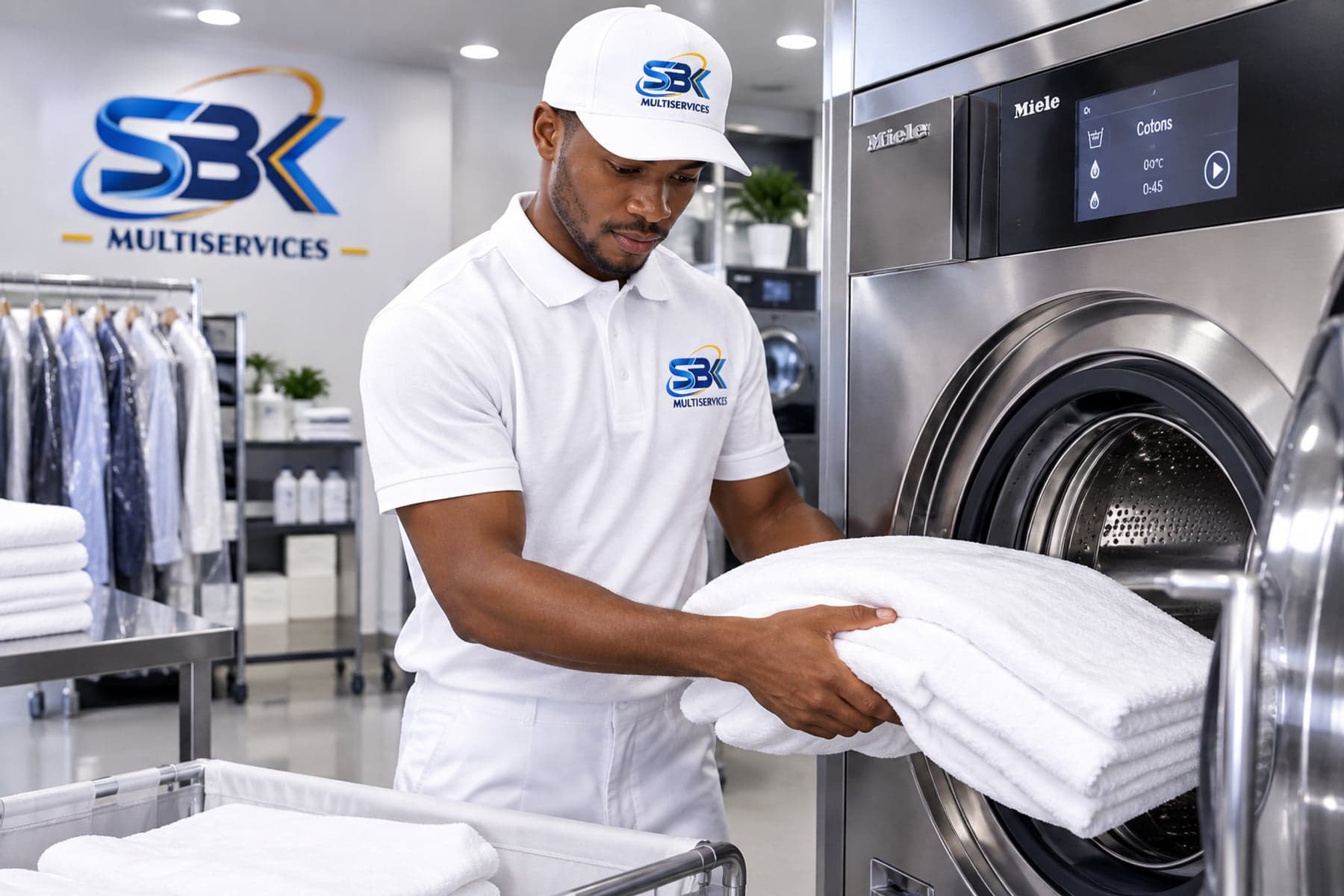 Agent SBK MULTISERVICES au pressing